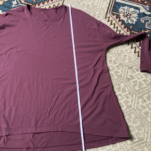 [Lululemon] Rulu City Bound Long Sleeve Bordeaux Drama - Picture 5 of 6